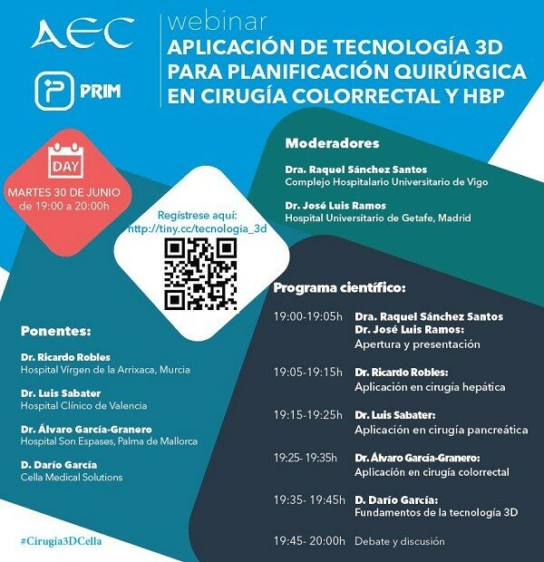 Aplicación de tecnología 3D para la planificación quirúrgica en cirugía hepática, pancreática y colorrectal